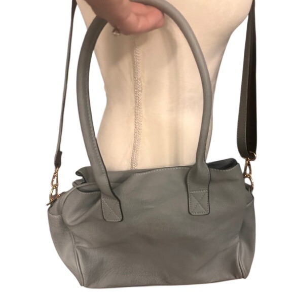 Handbags - Medium shoulder bag‎ with Tons of storage! Steel Blue/grey color